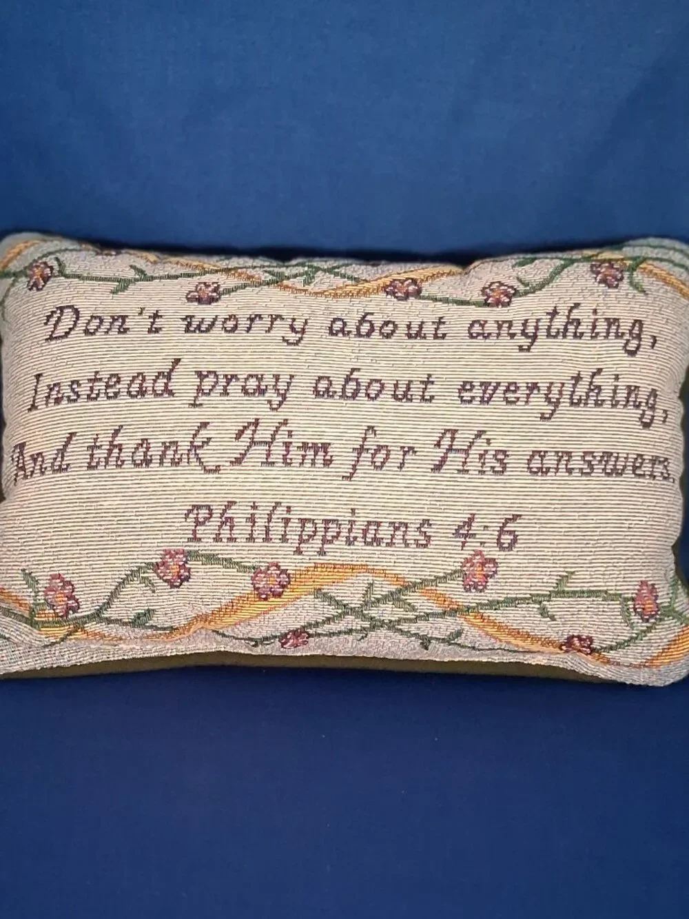 Vintage Woven Tapestry Accent Pillows Lot of 3 • Angel Friendship Cottage Themes